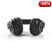 Słuchawki - Nedis Wired Headphones | On-ear | Foldable | 1.2 m  Black - miniaturka - grafika 1