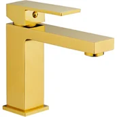 Baterie umywalkowe - Mexen Uno bateria umywalkowa złota - 71400-50 - miniaturka - grafika 1