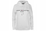 Bluzy damskie - TOMMY HILFIGER BLUZA DAMSKA HERITAGE WHITE r. XXS - miniaturka - grafika 1