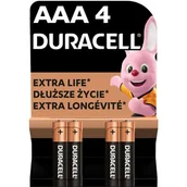 Baterie i akcesoria - Zestaw baterii AAA Duracell (x 4) - miniaturka - grafika 1