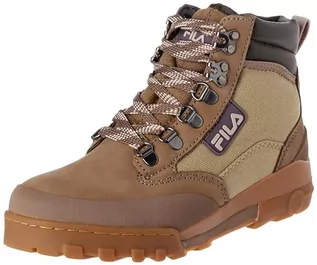 Kozaki damskie - FILA Damskie buty Grunge II CVS Mid Wmn, modne kozaki, szarobrązowe (taupe Gray-Pale Mauve), Taupe Gray Pale Mauve, 38 EU - grafika 1