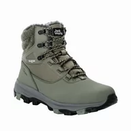 Buty trekkingowe męskie - Męskie buty zimowe Jack Wolfskin EVERQUEST TEXAPORE HIGH M dusty olive - 41 - miniaturka - grafika 1