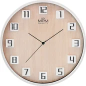 Zegary - MPM Zegar ścienny MPM E01.4289.0053 fi 30 cm Czytelny cichy - miniaturka - grafika 1