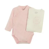 Body dla niemowląt - Bawełniane Body Dziewczęce Z Długim Rękawem 2 Sztuki Disney Bambi 74Cm Cool Club Outlet - miniaturka - grafika 1