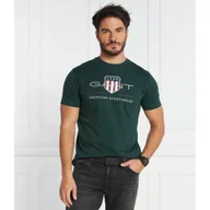 Koszulki męskie - Gant T-shirt Regular Fit - miniaturka - grafika 1