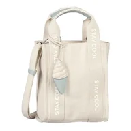 Torebki damskie - TOM TAILOR Denim Azura damska torba na ramię, zamek błyskawiczny, mała, beżowy, S, casual - miniaturka - grafika 1