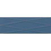 Płytki ceramiczne - Cersanit C GRAVITY MARINE BLUE SILVER INSERTO SATIN 24x74 - miniaturka - grafika 1