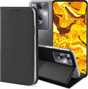 Hello Case ETUI Z KLAPKĄ DO OPPO A79 5G CZARNE ZAMYKANE MAGNETYCZNE KABURA FUTERAŁ - Etui i futerały do telefonów - miniaturka - grafika 1