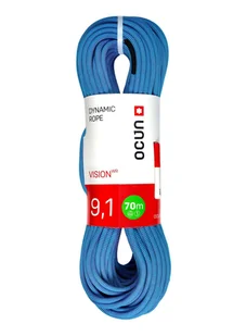 Lina dynamiczna Ocun Vision WR 9.1 mm 70 m - blue/purple - Sprzęt wspinaczkowy - miniaturka - grafika 1