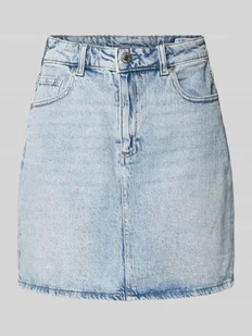 Spódnica jeansowa o kroju regular fit z 5 kieszeniami model ‘TESSA’ - Spódnice - miniaturka - grafika 1