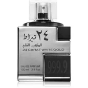 Wody i perfumy unisex - Lattafa 24 Carat White Gold woda perfumowana 100ml - miniaturka - grafika 1