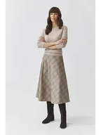 Spódnice - TATUUM Spódnica w kolorze szarym - miniaturka - grafika 1