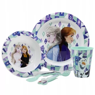 KRAINA LODU FROZEN ZESTAW NACZYŃ 5 EL. DISNEY HOME - Zestawy naczyń dla dzieci - miniaturka - grafika 1