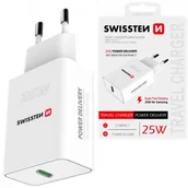 Ładowarki do telefonów - SWISSTEN Ładowarka sieciowa USB-C 25W PD - miniaturka - grafika 1
