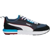 Buty sportowe męskie - Buty Puma R22 Evening M 383462 10 czarne granatowe wielokolorowe - miniaturka - grafika 1