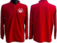Odzież robocza - Promostars LPP - Koszulka Polo ratownicza męska z długim rękawem czerwona - miniaturka - grafika 1