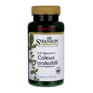 Serce i układ krążenia - SWANSON Coleus Forskohlii (Forskolina)(Pokrzywa Indyjska) 400 mg 60 kapsułek - miniaturka - grafika 1