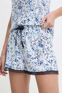 Spodenki damskie - Tommy Hilfiger szorty lounge wzorzyste high waist UW0UW05379 - miniaturka - grafika 1