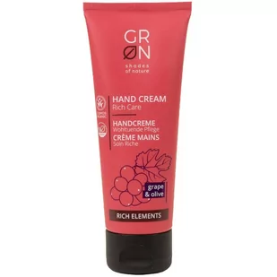 GRN shades of nature Odżywczy krem do rąk z winogronami i oliwą RICH ELEMENTS 122 30200 - Kremy i maski do rąk - miniaturka - grafika 1