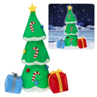 Dmuchana choinka LED, wewnątrz/zewnątrz 180 cm - Choinki - miniaturka - grafika 1