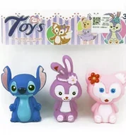 Zabawki do kąpieli - Postacie bajkowe gumowe 3szt -11cm - miniaturka - grafika 1