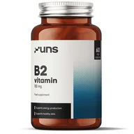 Suplementy naturalne - Uns B2 Vitamin 100Mg 60Vegcaps - miniaturka - grafika 1