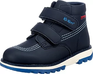 Buty dla chłopców - Kickers KICKFUN Oxford, chłopięce buty dziecięce, Marine Bleu, 25 EU - grafika 1