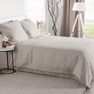 Komplet pościeli lnianej Linen 200x200cm natural - Pościel - miniaturka - grafika 1