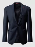 Marynarki męskie - Marynarka o kroju slim fit z mieszanki żywej wełny zapinana na 2 guziki - miniaturka - grafika 1