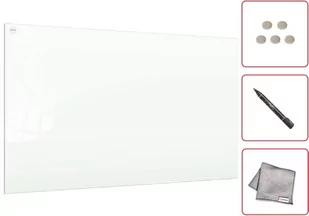 Szklana tablica magnetyczna 200x100 cm CLASSIC BIAŁA - Tablice i flipcharty - miniaturka - grafika 1