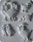 Akcesoria rzeźbiarskie - Gąski, foremki do odlewów gipsowych - miniaturka - grafika 1