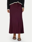 Spódnice - Vero Moda Spódnica midi Elena 10337459 Fioletowy Regular Fit - miniaturka - grafika 1