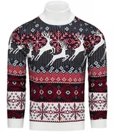 Swetry męskie - Sweter męski norweski z golfem Recea - miniaturka - grafika 1