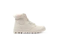 Botki damskie - Palladium Damskie buty Pampa Hi Snow Warm Botki, biały, 39.5 EU - miniaturka - grafika 1