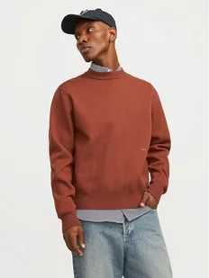 Jack&Jones Sweter Vesterbro 12261852 Brązowy Loose Fit - Swetry męskie - miniaturka - grafika 1