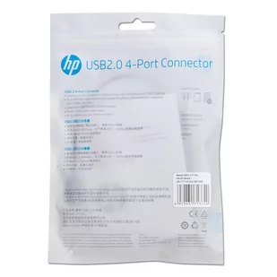 USB (2.0) hub 4-port, DHC-CT110C, czarny, Hewlett-Packard - Huby USB - miniaturka - grafika 6