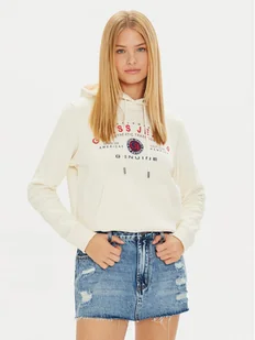 Guess Jeans Bluza W4BQ20 KC811 Beżowy Regular Fit - Bluzy damskie - miniaturka - grafika 1