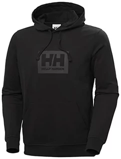 Bluzy męskie - Helly Hansen Helly-Hansen Męska bluza z kapturem Hh Box, Czarny, S 53289 - grafika 1