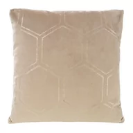 Poszewki na poduszki - Euro Firany Poszewka Eurofirany Velvet BLINK12 Beż 45x45 1216927 - miniaturka - grafika 1