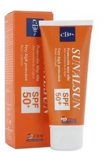 Krem do ochrony przeciwsłonecznej Sunalsun Proteccionn Muy Alta SPF50 100 ml (8470003249881) - Balsamy i kremy do opalania - miniaturka - grafika 1