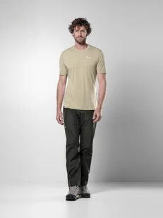 Salewa Koszulka funkcyjna w kolorze khaki - Koszulki sportowe męskie - miniaturka - grafika 1