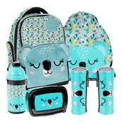 Bidony dla dzieci - Zestaw Szkolny 5-Elementowy Koala Paso Klasa 1-3 Plecak Worek Piórnik Bidon Śniadaniówka - miniaturka - grafika 1