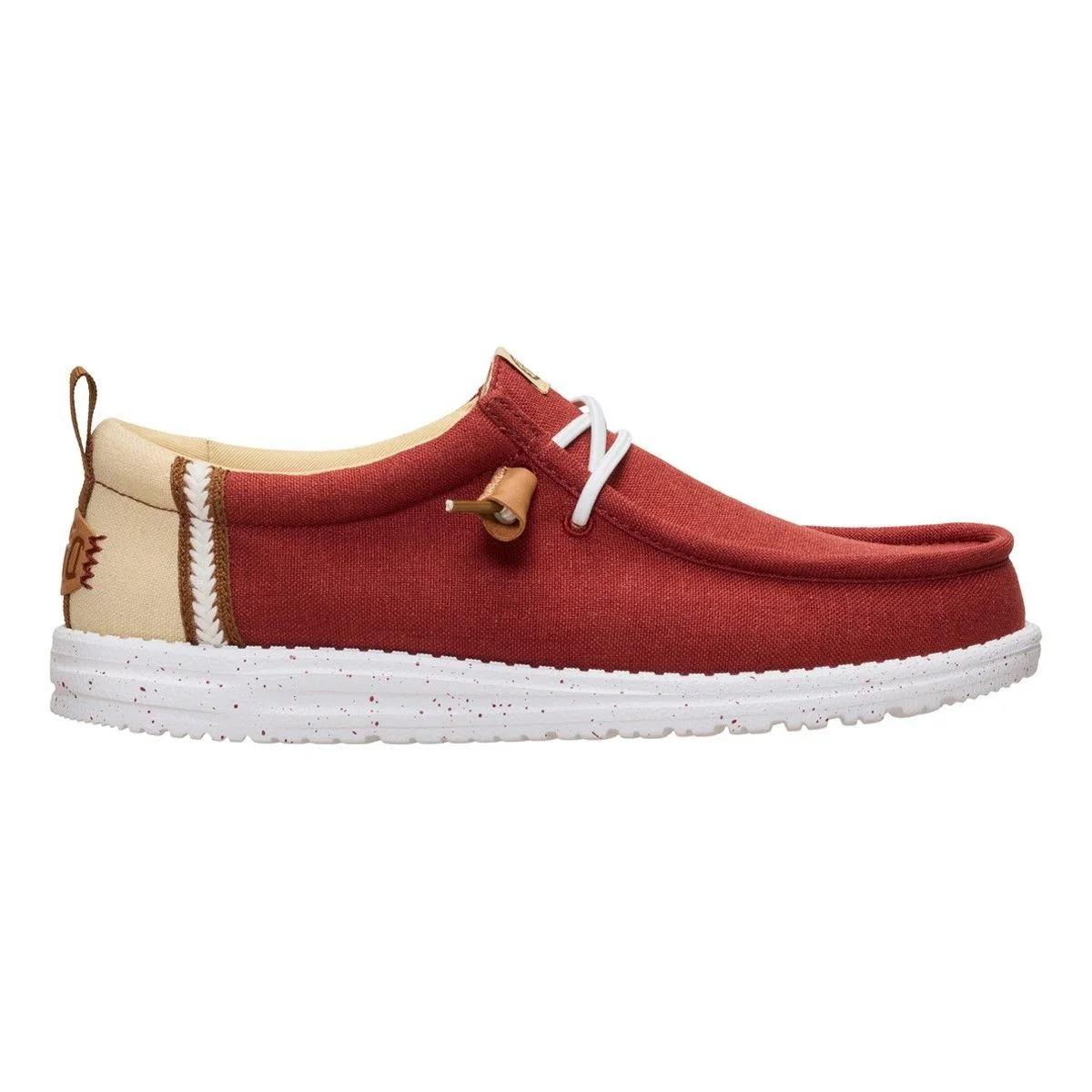 Buty męskie HEY DUDE WALLY SUMMER LINEN 43086-7BI Czerwony 40
