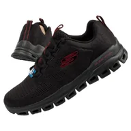 Buty sportowe męskie - Buty Skechers Glide M 232136/BBK czarne - miniaturka - grafika 1