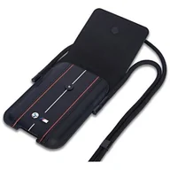 Etui i futerały do telefonów - Torebka BMW Phone Pouch Red Stripes Czarny - miniaturka - grafika 1