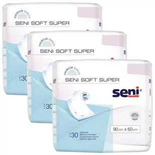 Seni Soft Super 60 cm x 90 cm Podkłady higieniczne, 30 sztuk - Pieluchy - miniaturka - grafika 1
