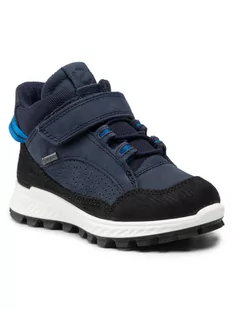 Ecco Trzewiki Exostrike Kids GORE-TEX 76194260159 Granatowy - Buty dla chłopców - miniaturka - grafika 1