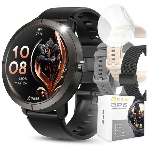 Smartwatch Zegarek Z Gps Menu Pl Rozmowy Sport Puls Ip68 Smart Watch Amoled