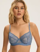 Biustonosze - Biustonosz miękki Corissa Bloovii niebieski 65B - miniaturka - grafika 1