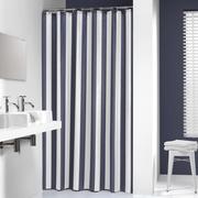 Zasłony prysznicowe - Sealskin zasłonka prysznicowa tekstylna 180 cm niebieska Linje 233011324 - miniaturka - grafika 1